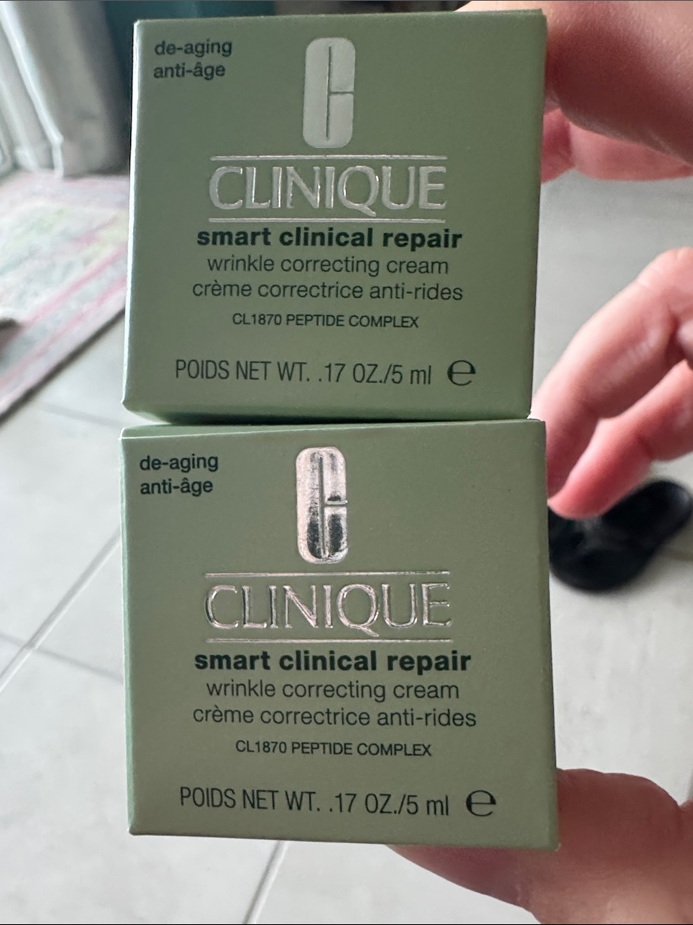 Clinique Smart Clinical Repair Cream - Set of 2 NWT 5 ml each